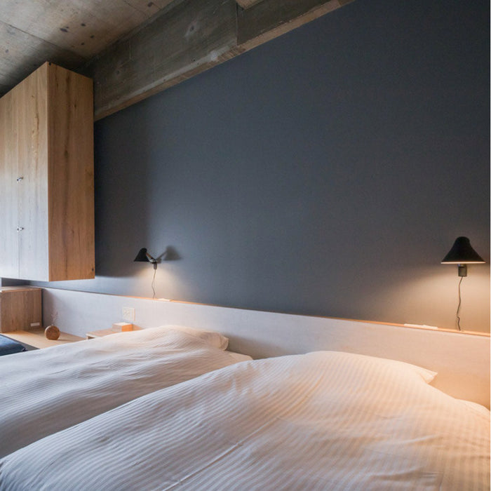 NJP LED Wall Light in bedroom.