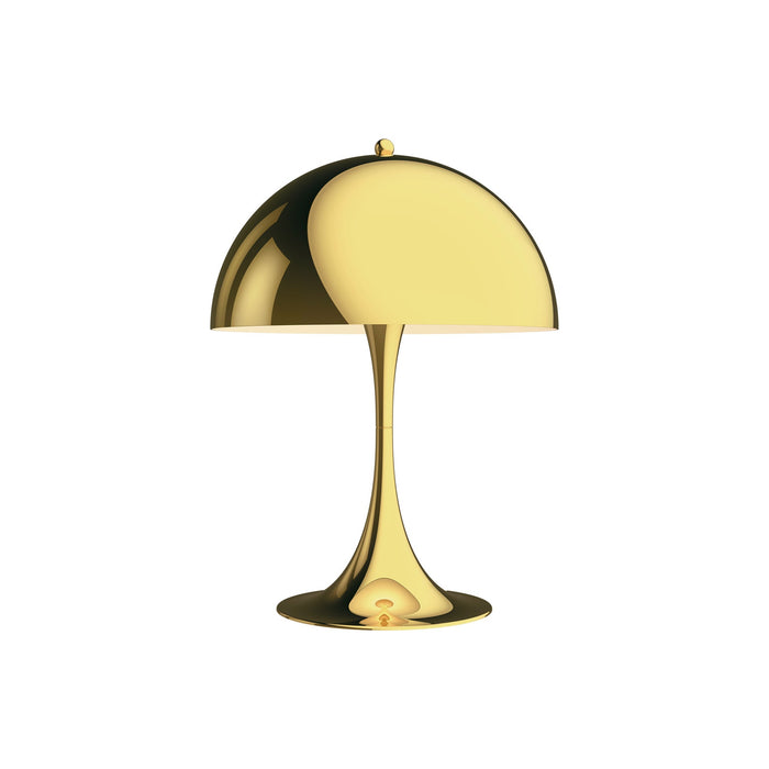Panthella 320 Table Lamp in Brass Metalized.