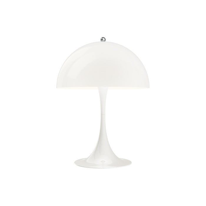 Panthella 320 Table Lamp in White Opal Acrylic.
