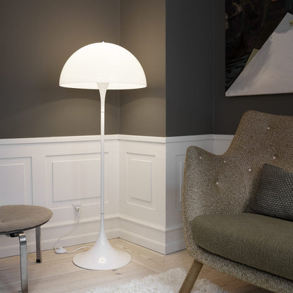 Panthella Floor Lamp in living room.