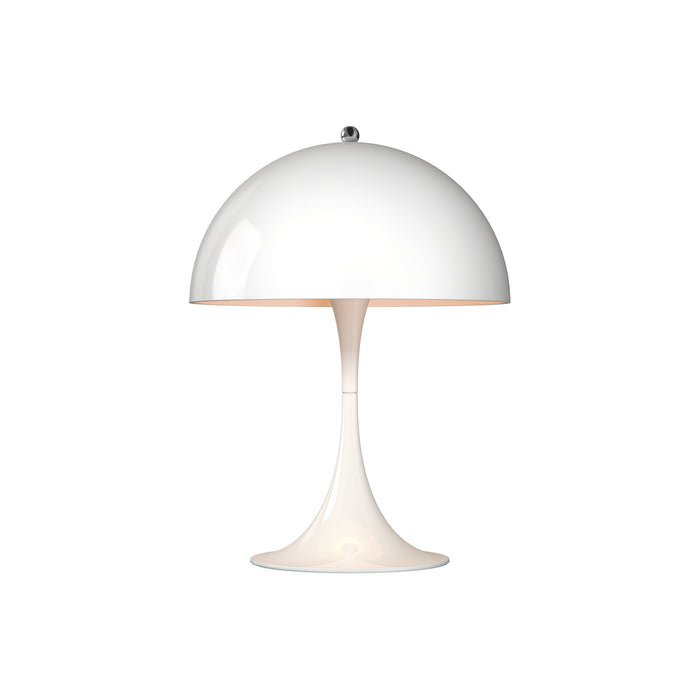 Panthella LED Mini Table Lamp in White.