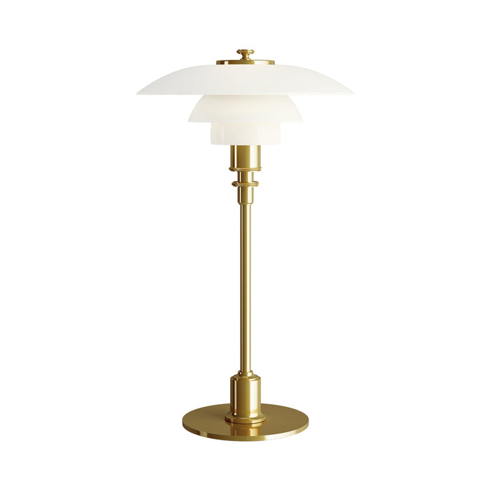 PH 2/1 Table Lamp in Brass Metalized.