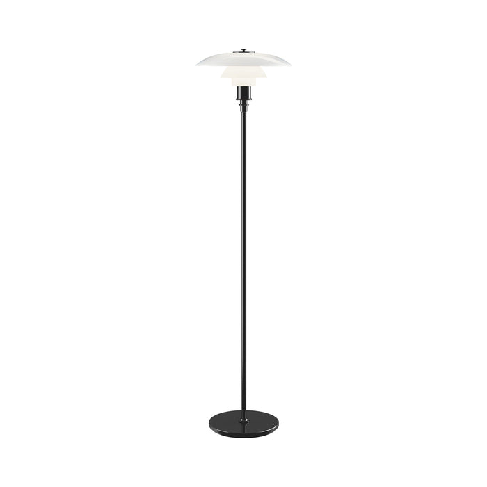 PH 3½-2½ Floor Lamp in Black Metalized.