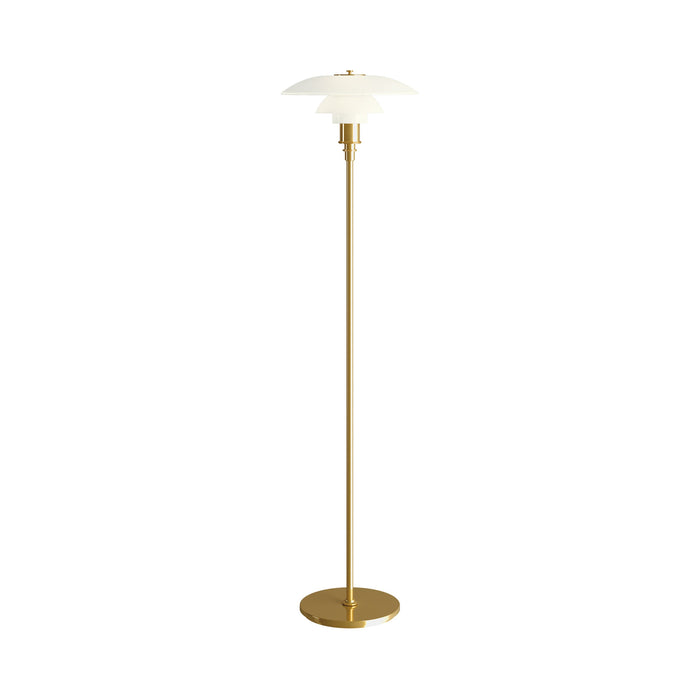 PH 3½-2½ Floor Lamp in Brass Metalized.