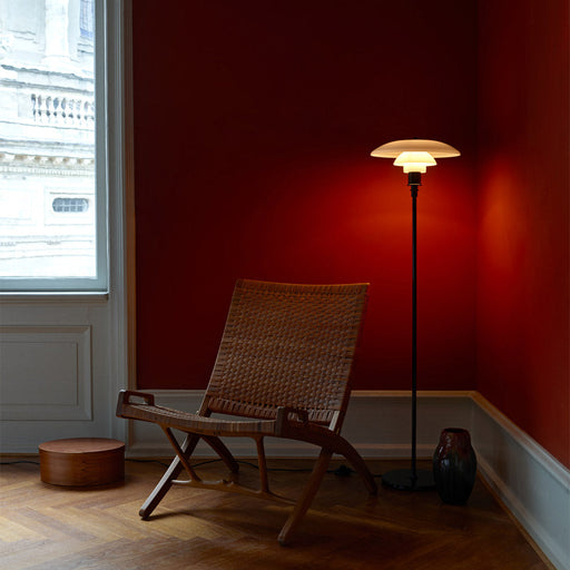 PH 3½-2½ Floor Lamp in living room.