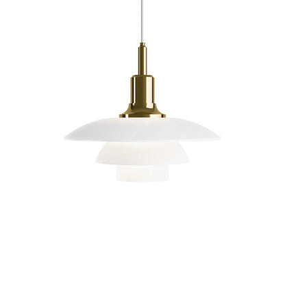 PH 3½-3 Glass Pendant Light in Brass Metalized.