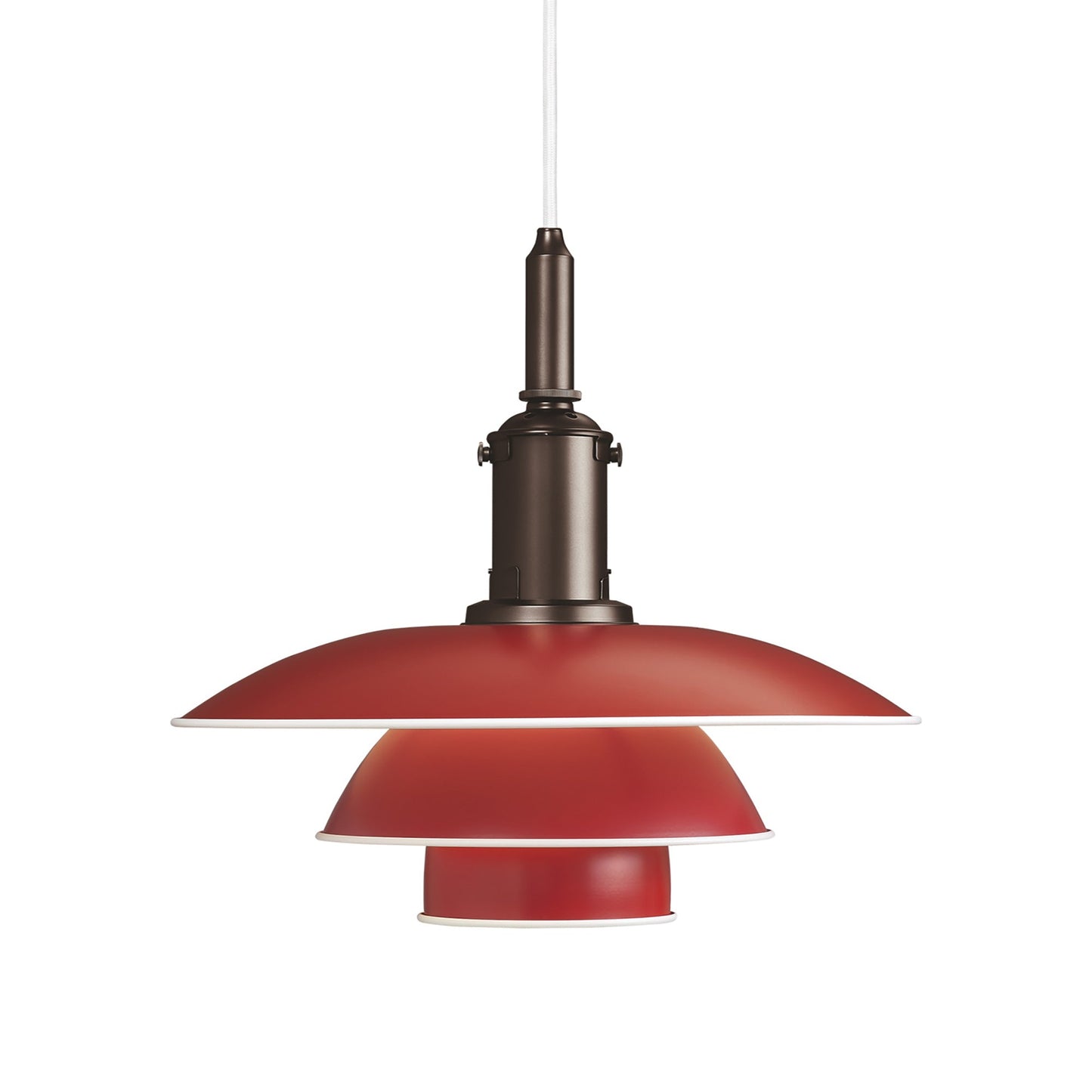 PH 3½-3 Pendant Light in Red.