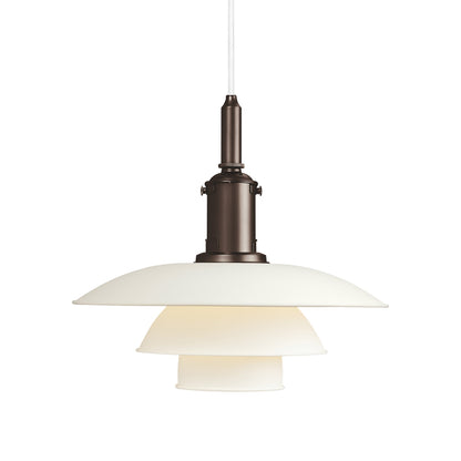 PH 3½-3 Pendant Light in White.