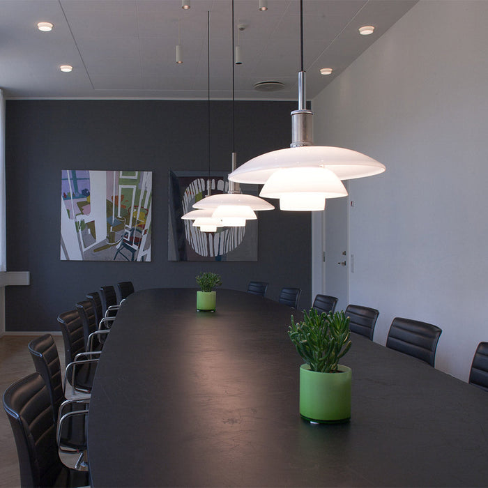 PH 4½-4 Pendant Light in conference room.