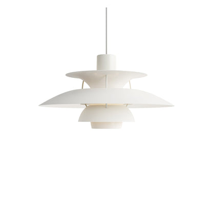 PH 5 Pendant Light in Monochrome White.