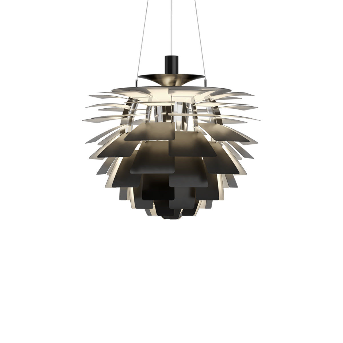 PH Artichoke Pendant Light in Black (23.6-Inch).
