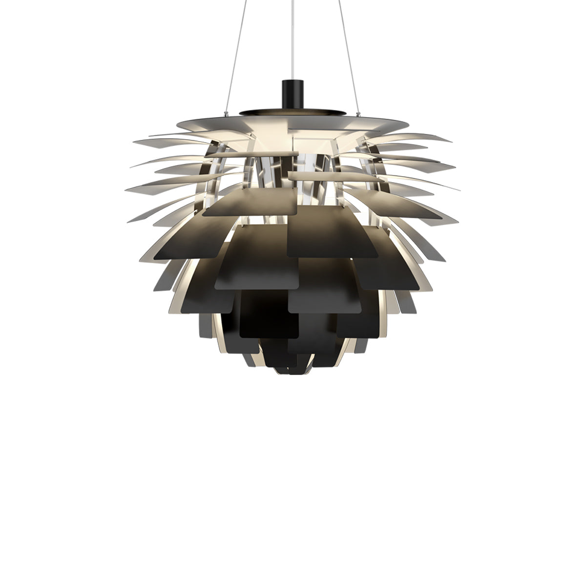 PH Artichoke Pendant Light in Black (28.3-Inch).