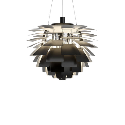 PH Artichoke Pendant Light in Black (28.3-Inch).