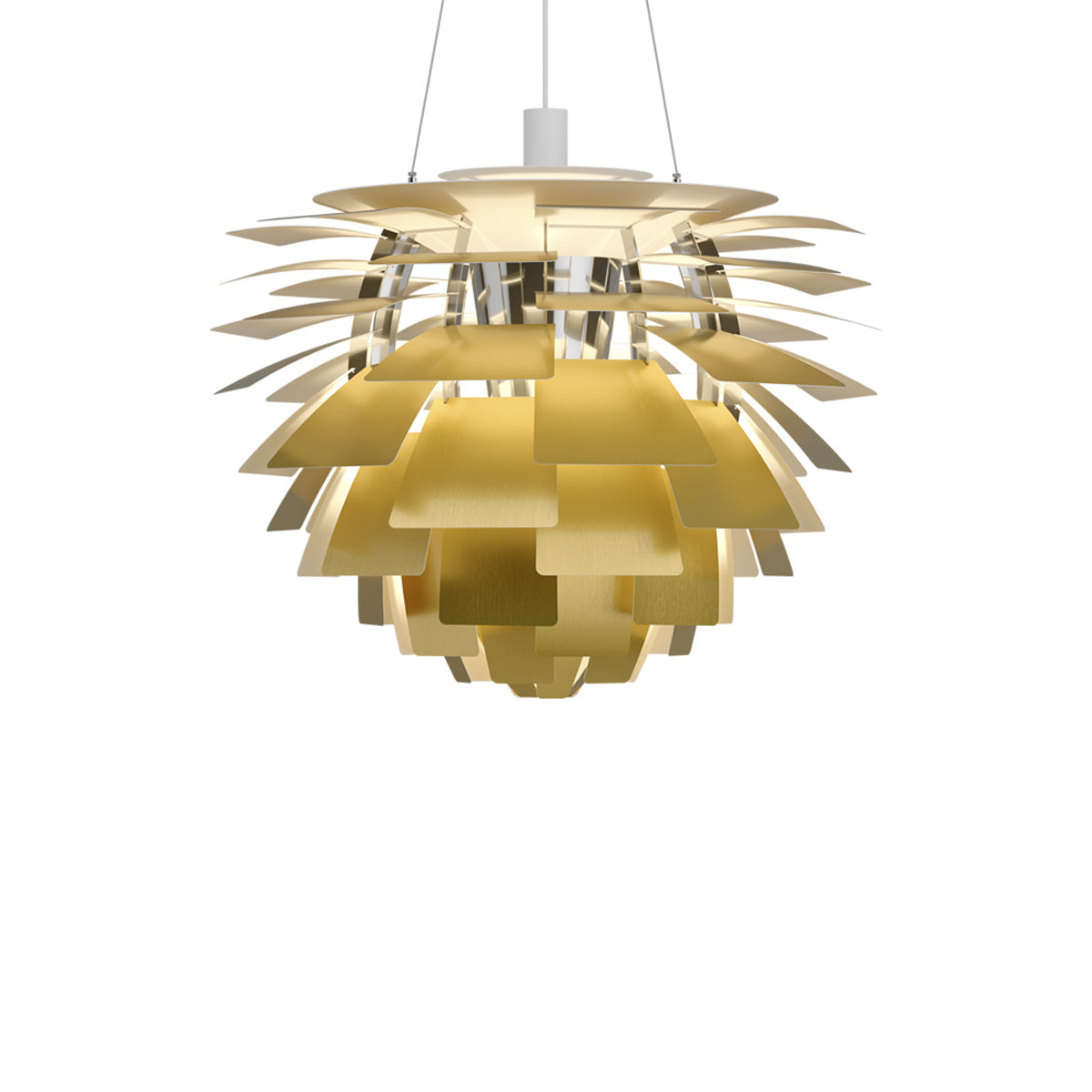 PH Artichoke Pendant Light in Brass (28.3-Inch).