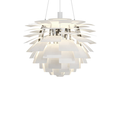 PH Artichoke Pendant Light in White (28.3-Inch).