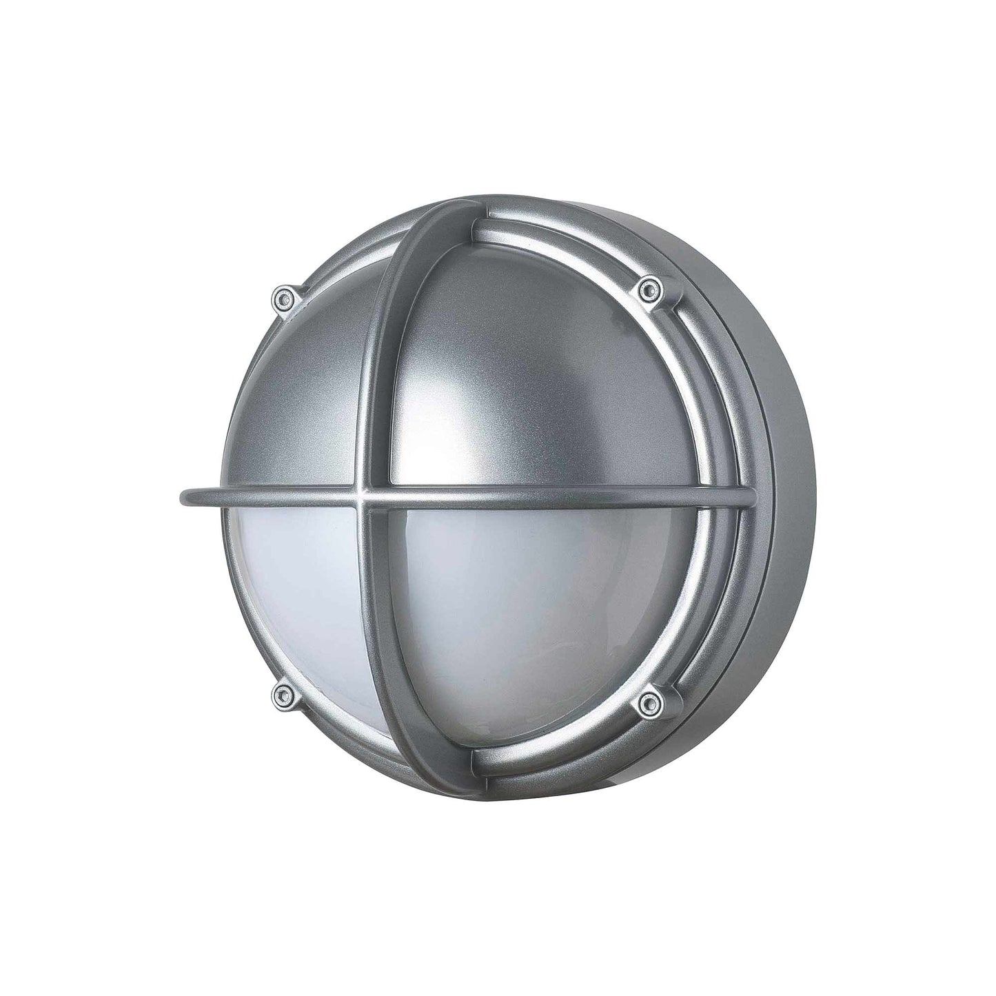 Skot LED Wall Light in Natural Paint Aluminum (Opal).