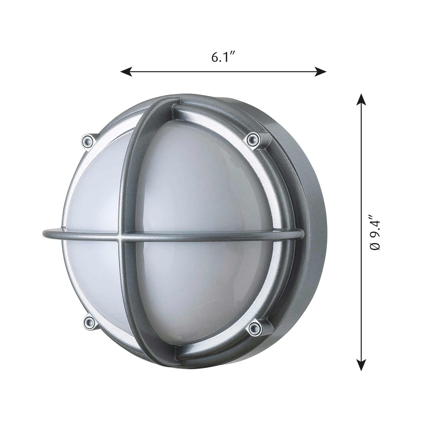 Skot LED Wall Light - line drawing.