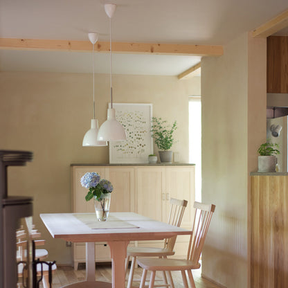 Toldbod Glass Pendant Light in Dining Room.