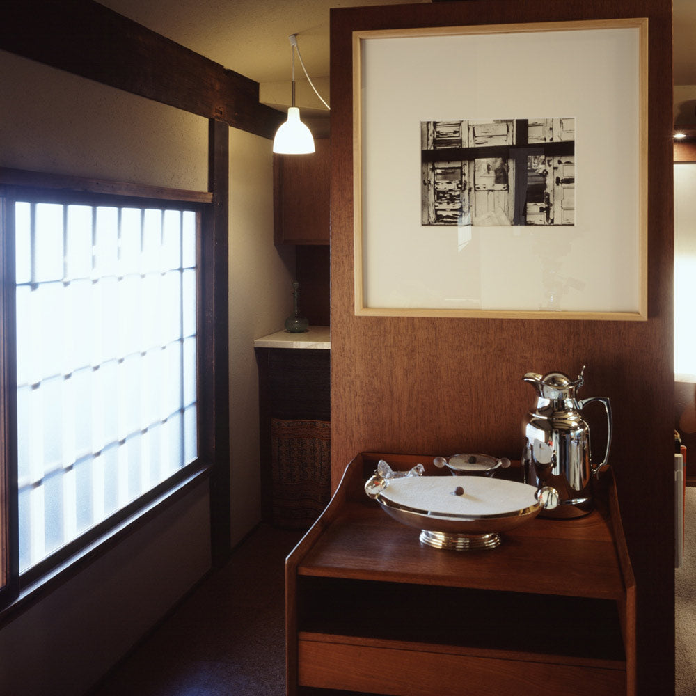 Toldbod Glass Pendant Light in Bathroom.