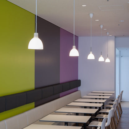 Toldbod Glass Pendant Light in Dining Room.