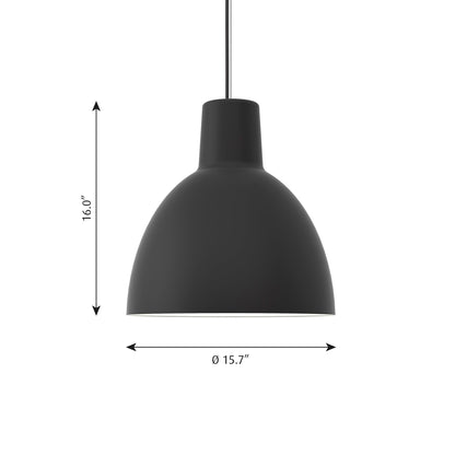 Toldbod Pendant Light - line drawing.