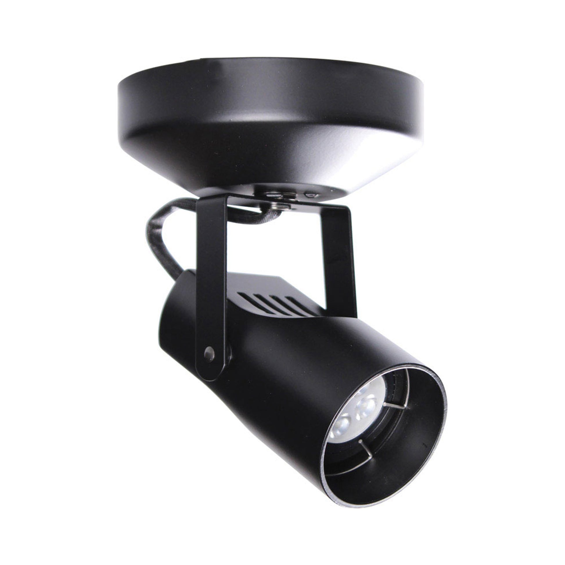 Low Voltage 007 LED Track Head in Black (Monopoint).