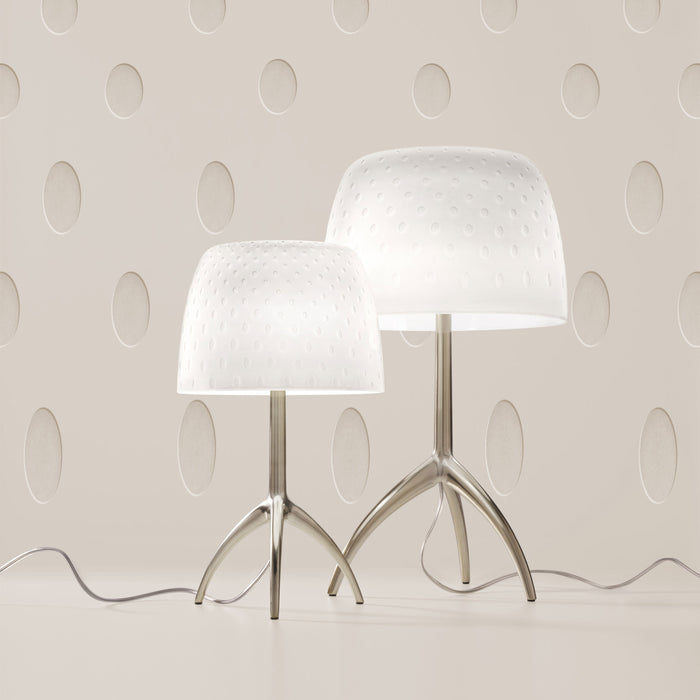 Lumiere 30th Table Lamp in small and medium.