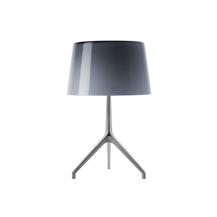 Lumiere XX Table Lamp in Aluminum/Grey (Small).