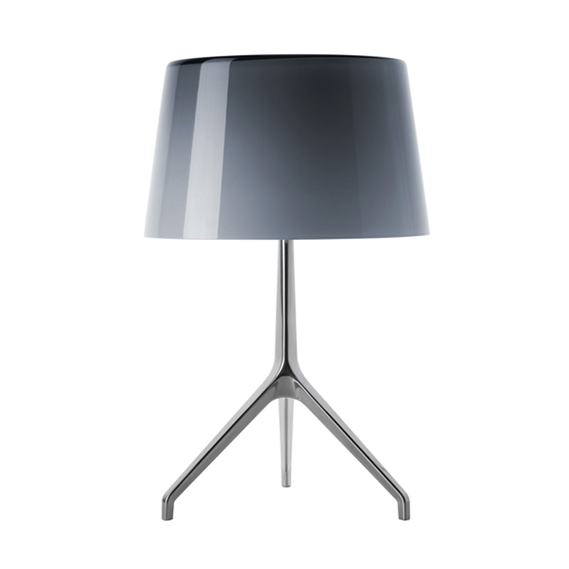 Lumiere XX Table Lamp in Aluminum/Grey (Large).