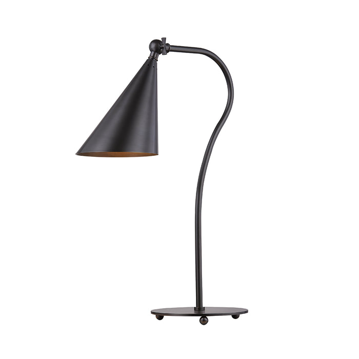 Lupe Table Lamp in Old Bronze.