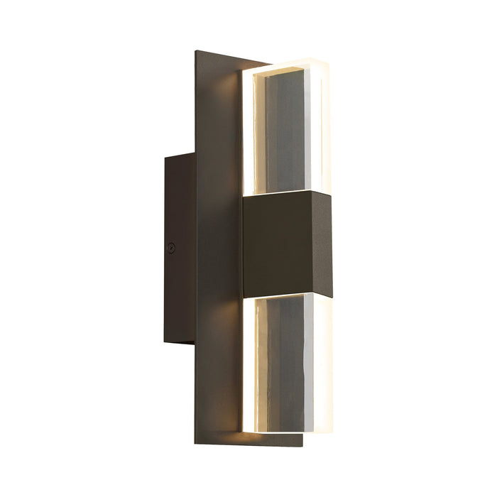 Lyft 12 Outdoor LED Wall Light in Bronze/Clear.