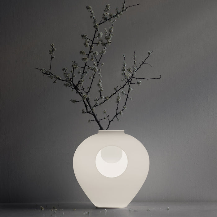 Madre LED Table Lamp in exhibition.
