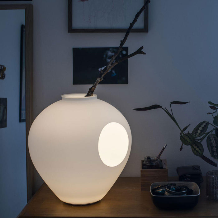 Madre LED Table Lamp in living room.