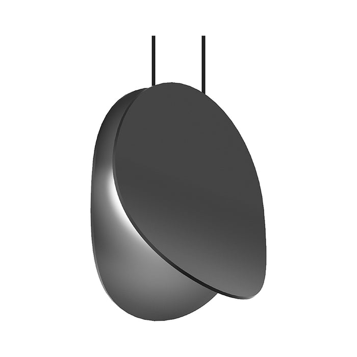 Malibu Discs™ LED Pendant Light in Small/Satin Black.