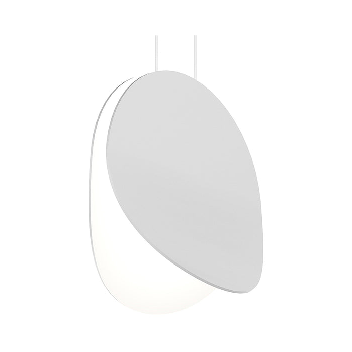 Malibu Discs™ LED Pendant Light in Medium/Satin White.