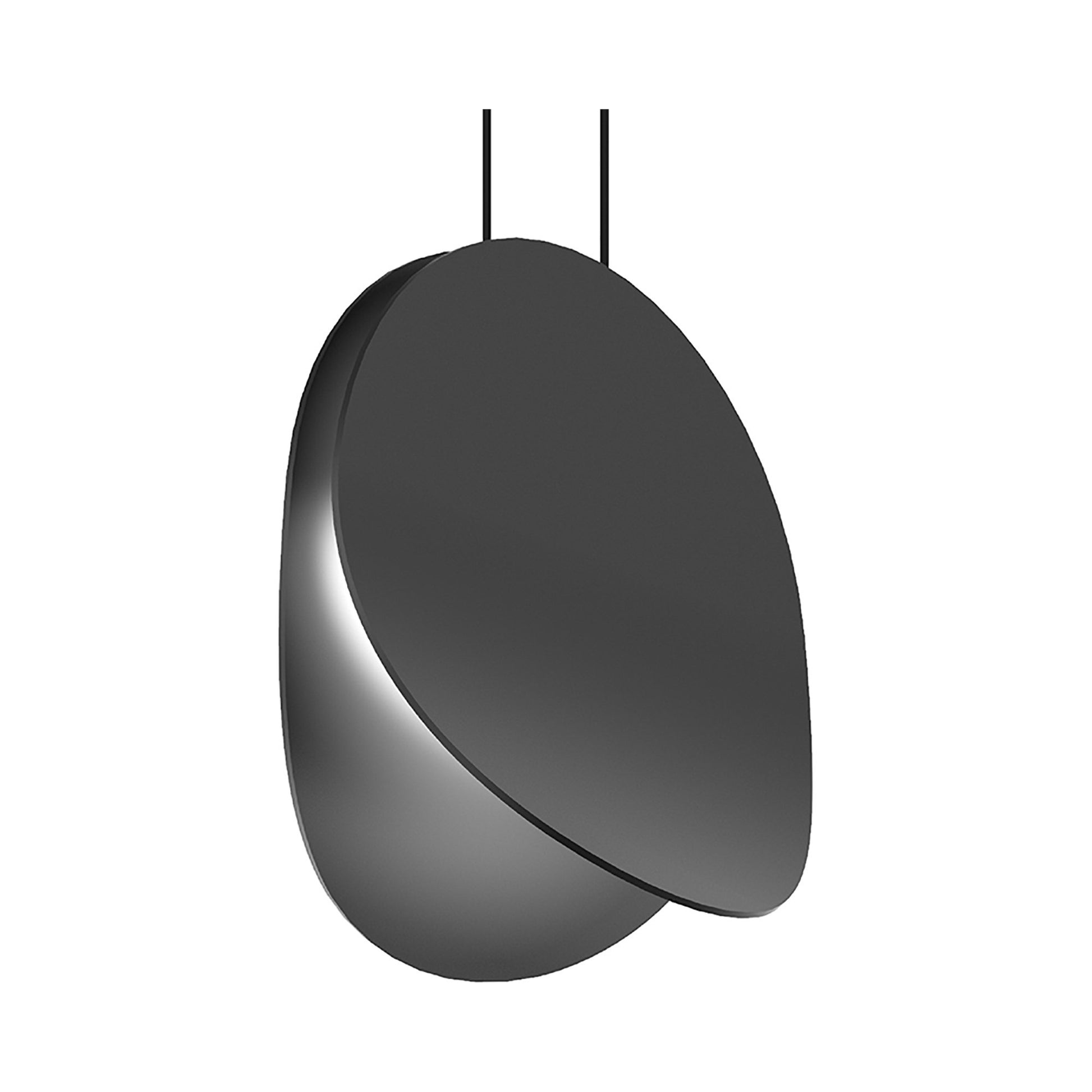 Malibu Discs™ LED Pendant Light in Medium/Satin Black.