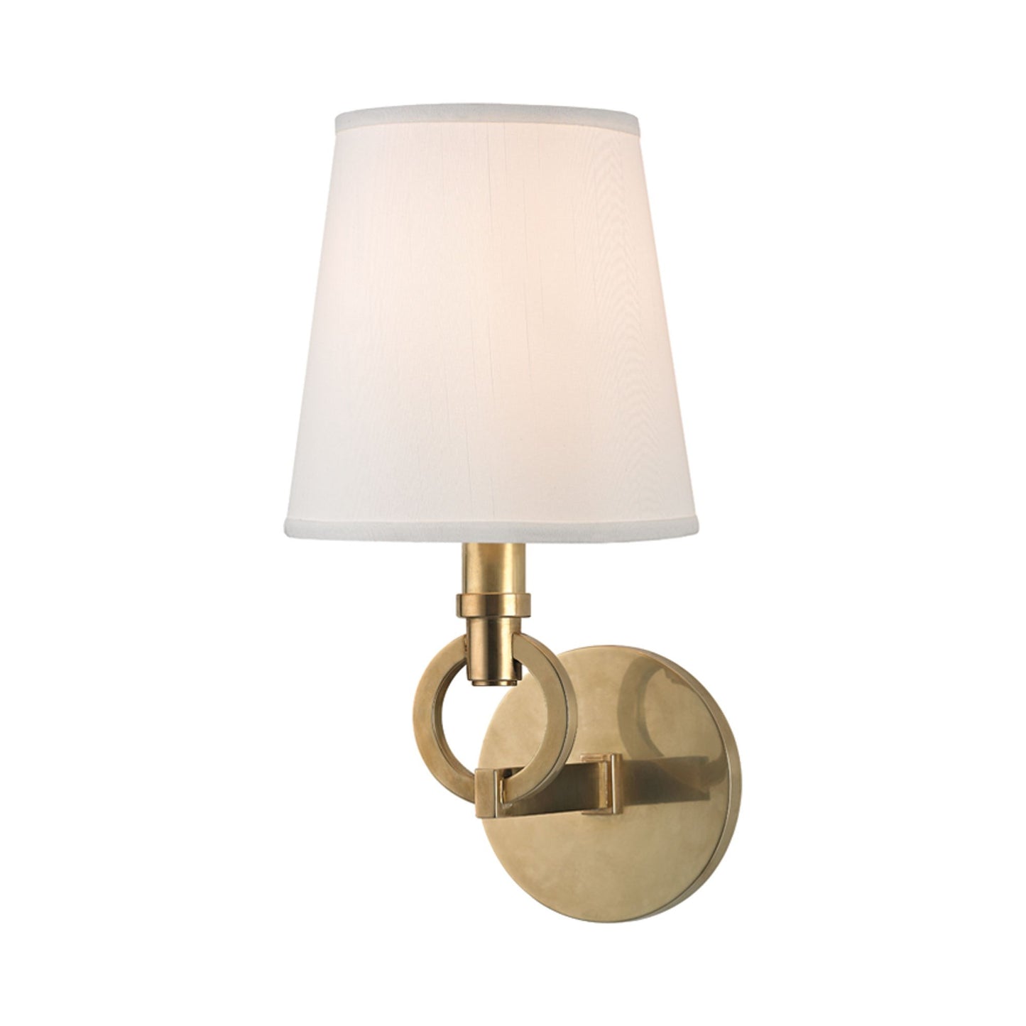 Malibu Wall Light in Aged Brass.