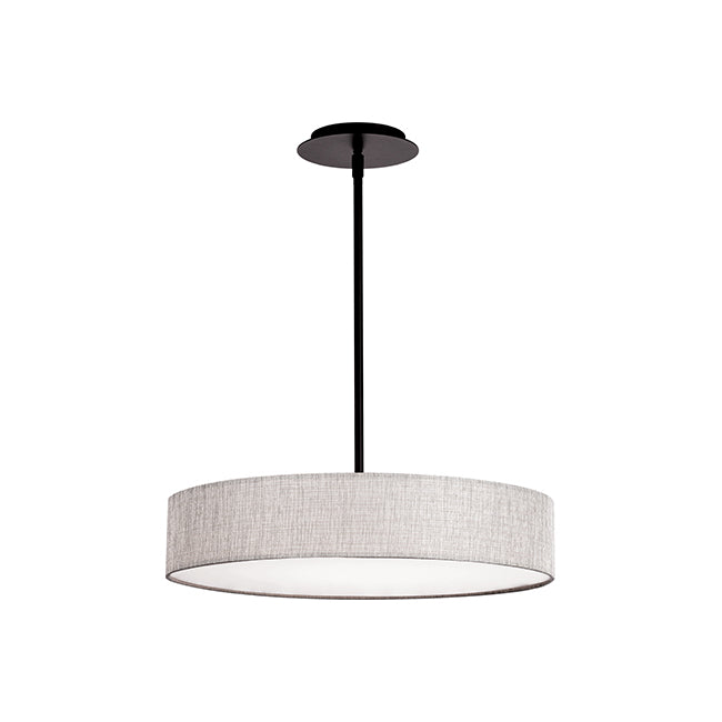 Manhattan LED Pendant Light in Black (Medium).