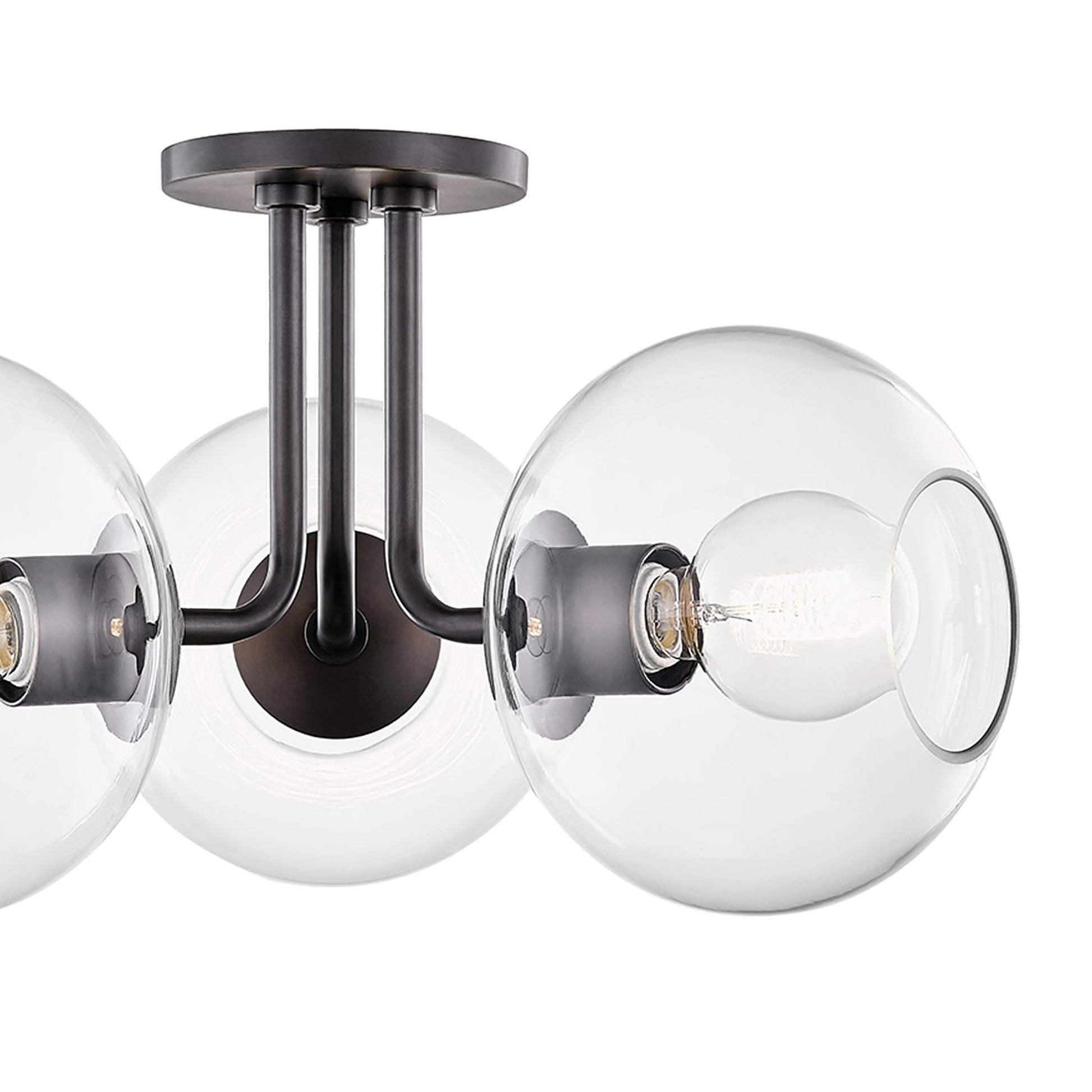 Margot 3-Light Semi-Flush Mount Ceiling Light in Detail.