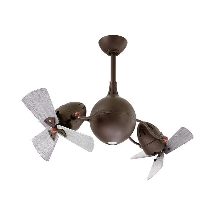 Acqua Indoor / Outdoor Ceiling Fan in Textured Bronze/Barnwood.