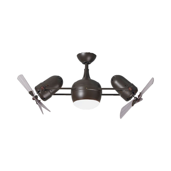 Dagny Indoor / Outdoor LED Dual Ceiling Fan in Detail.