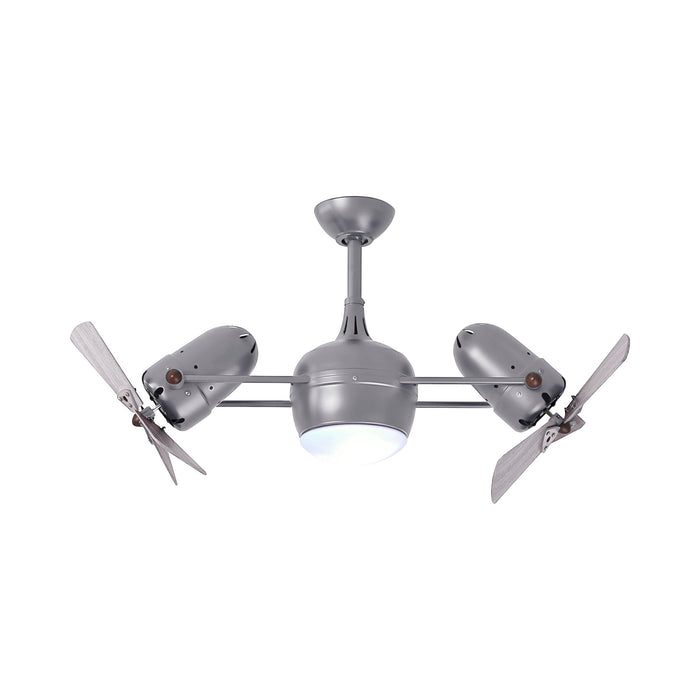 Dagny Indoor / Outdoor LED Dual Ceiling Fan in Detail.