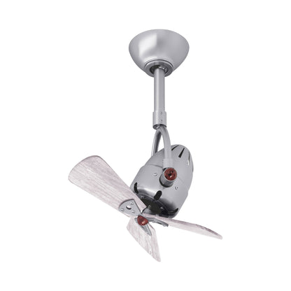 Diane Ceiling Fan in Brushed Nickel/Barnwood (Wood).