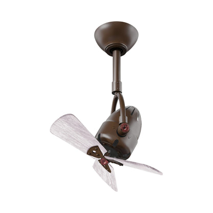 Diane Ceiling Fan in Textured Bronze/Barnwood (Wood).