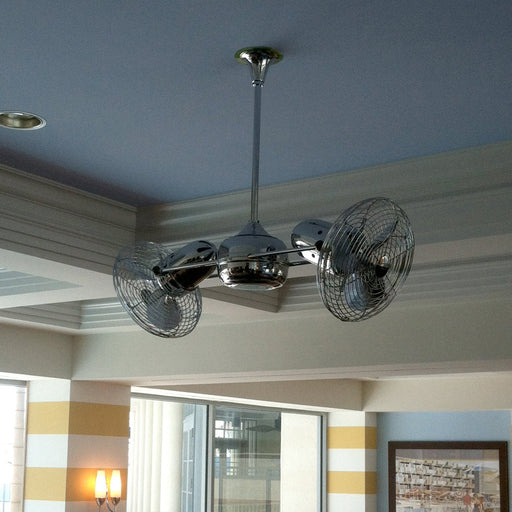 Duplo-Dinamico Ceiling Fan in living room.