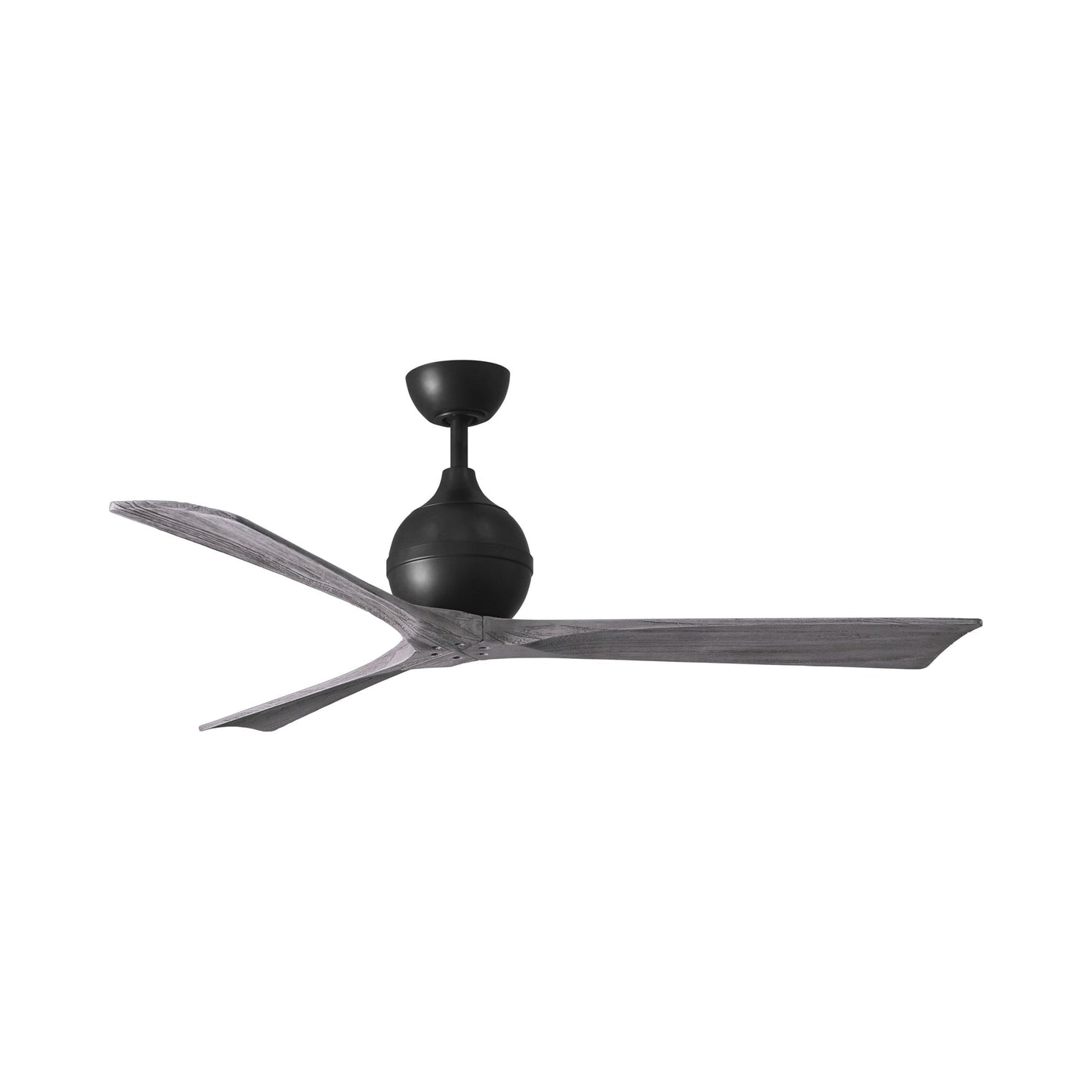 Irene Ceiling Fan in Matte Black/Barn Wood (3-Blade/60-Inch).