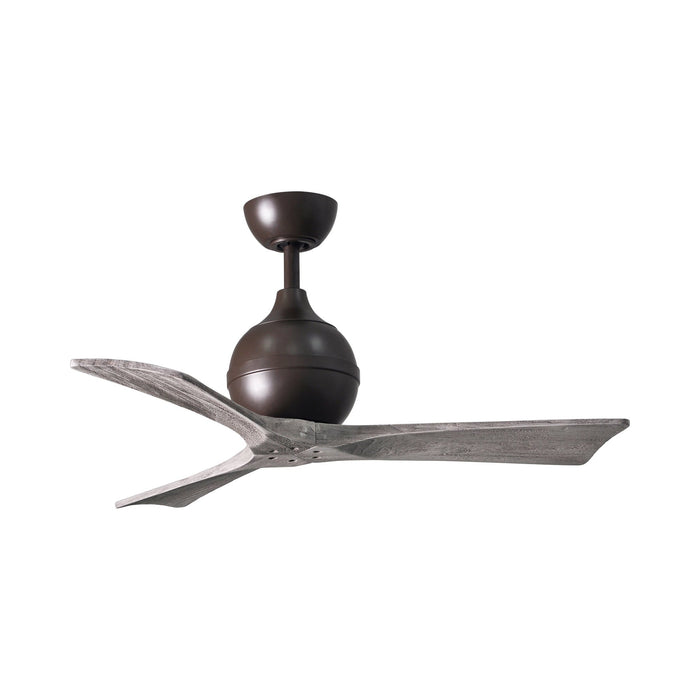 Irene Ceiling Fan in Textured Bronze/Barn Wood (3-Blade/42-Inch).