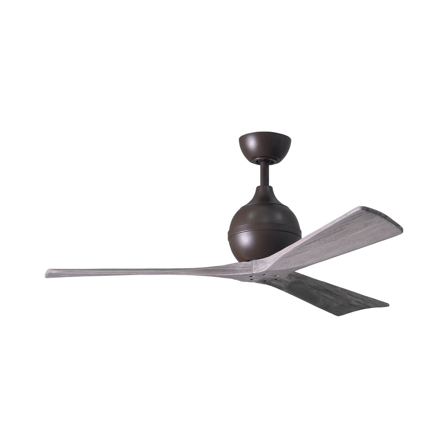 Irene Ceiling Fan in Textured Bronze/Barn Wood (3-Blade/52-Inch).