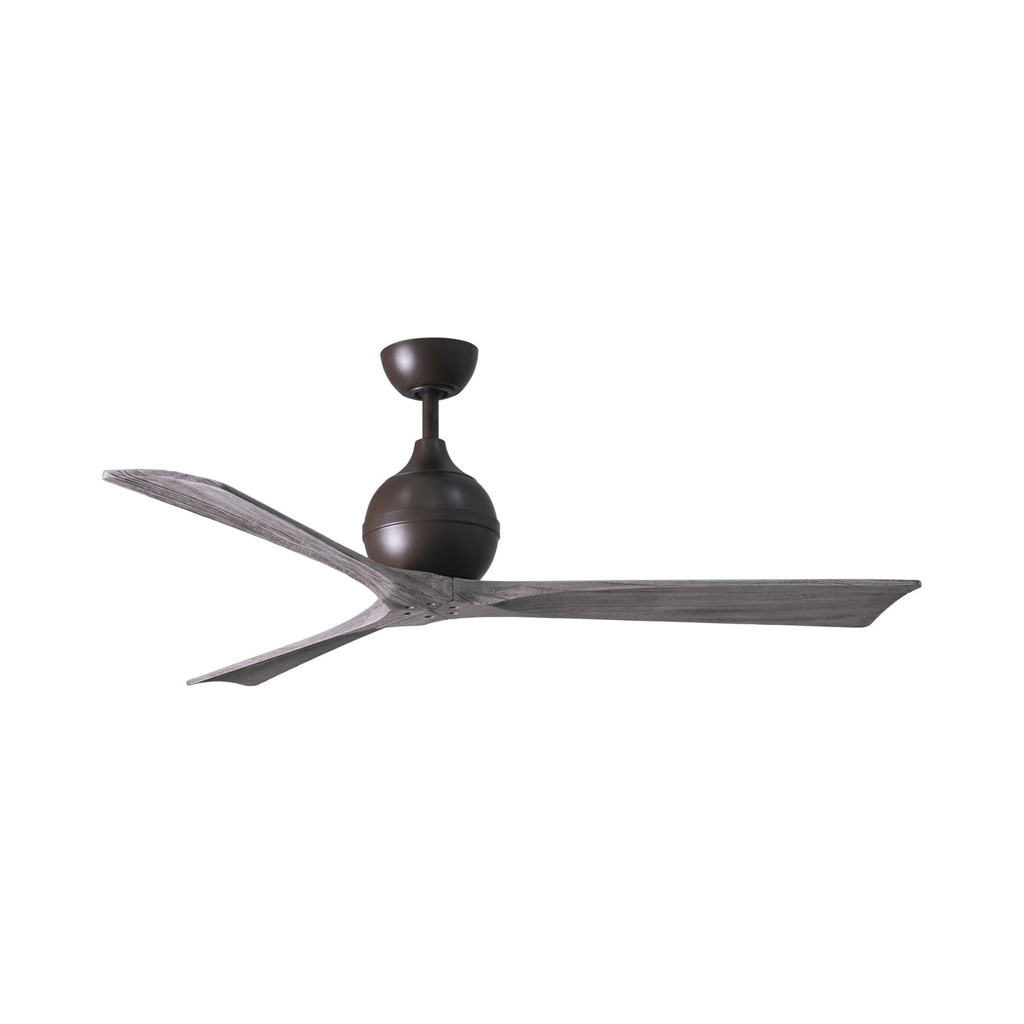 Irene Ceiling Fan in Textured Bronze/Barn Wood (3-Blade/60-Inch).