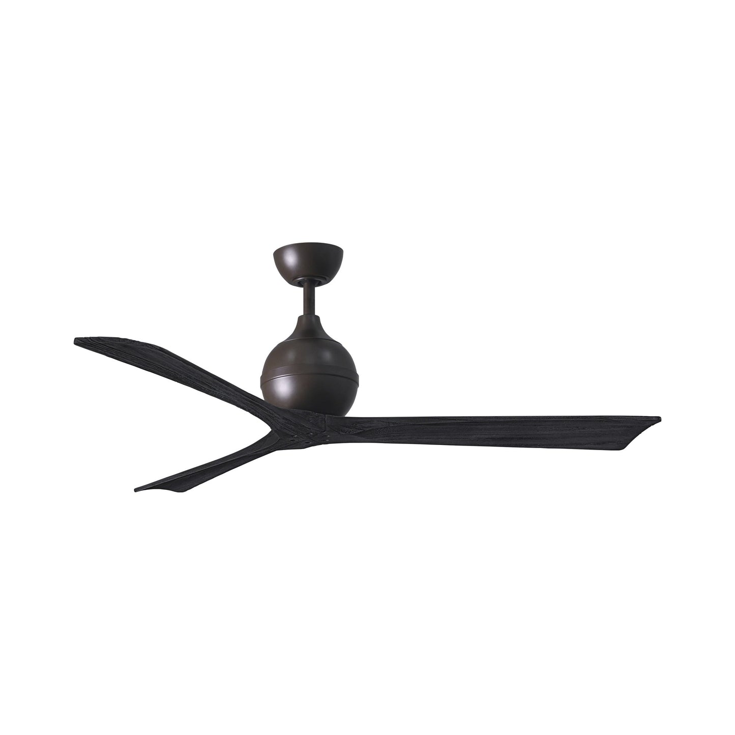 Irene Ceiling Fan in Textured Bronze/Matte Black (3-Blade/60-Inch).